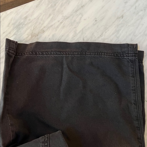 Anthropologie PILCRO Black Strapless Denim Jumpsuit - Picture 9 of 13